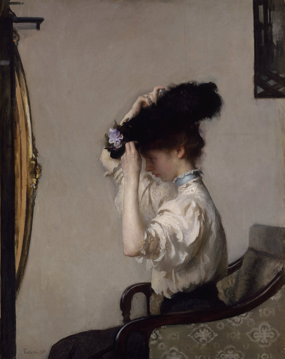 Příprava na matiné od Edmund Charles Tarbell