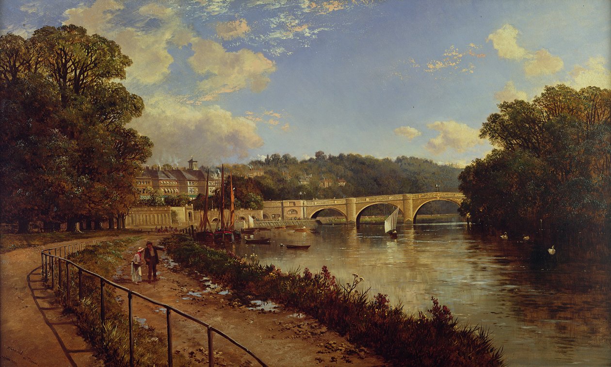 Richmond nad Temží od Edmund John Niemann
