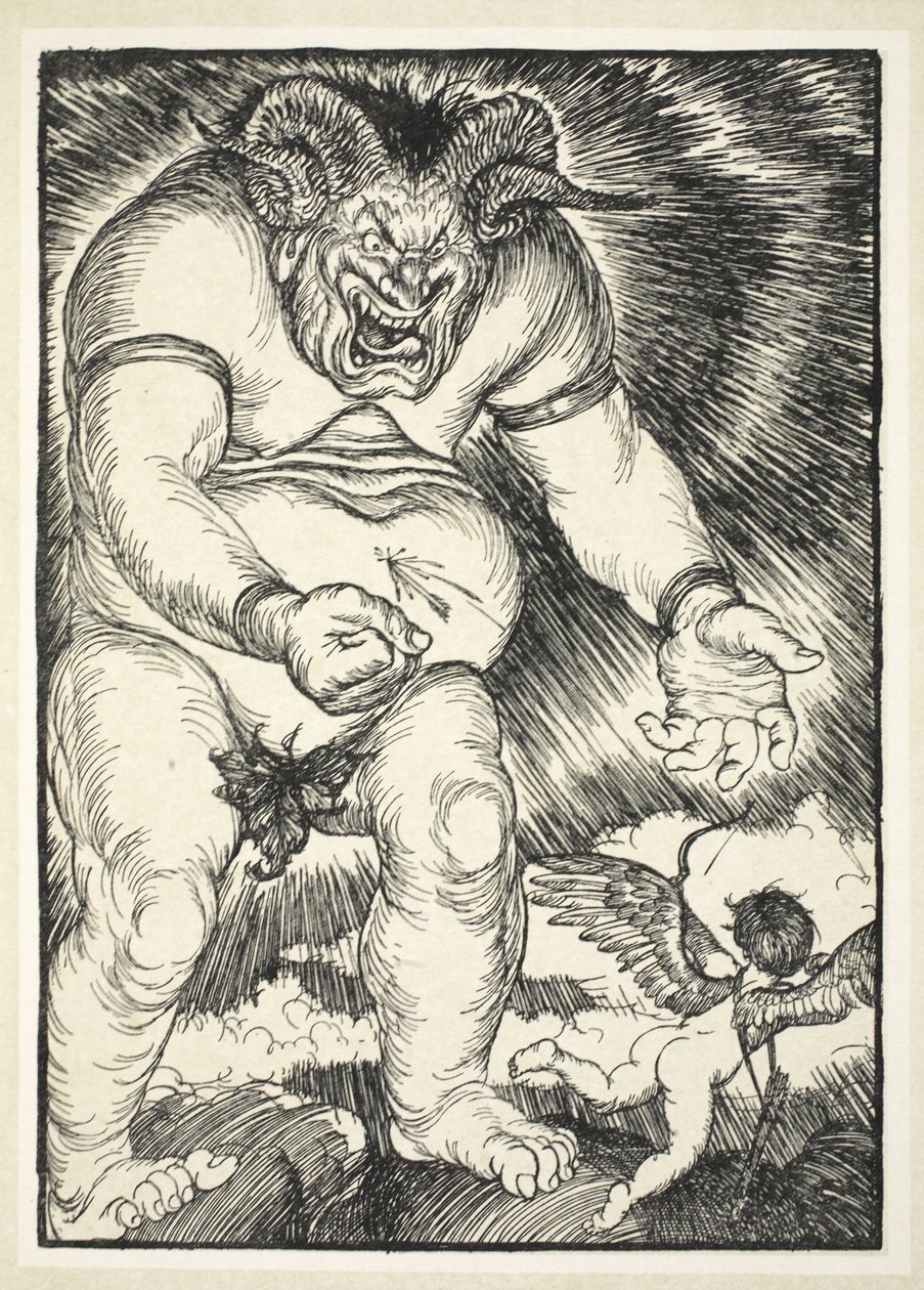 Parthská střela, ilustrace z Kaiser