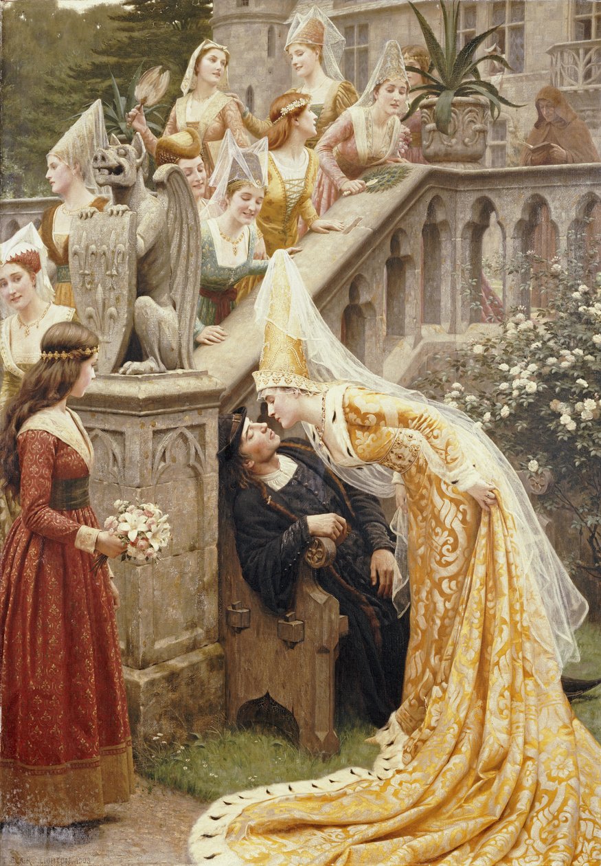 Alain Chartier, 1903 od Edmund Blair Leighton