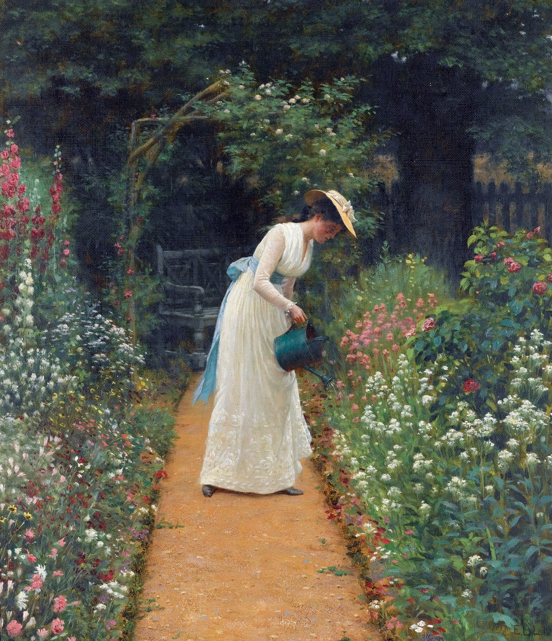 Zahrada mé paní od Edmund Blair Leighton