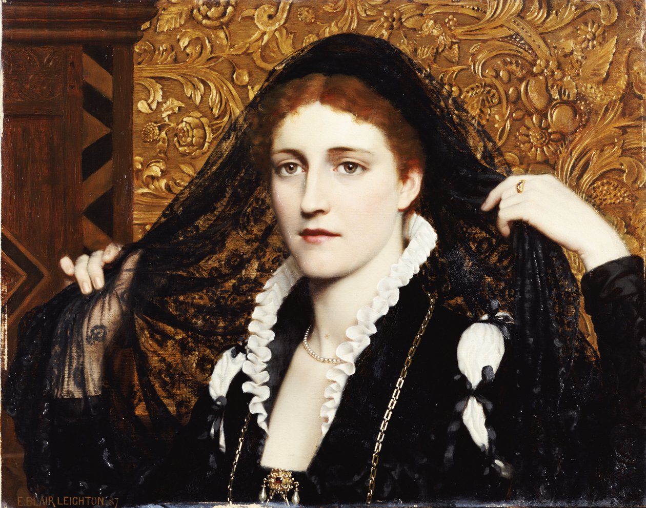 Olivia, 1887 od Edmund Blair Leighton