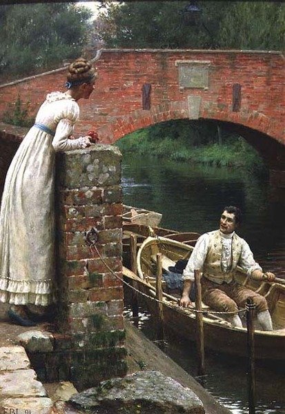 Fond Rozloučení od Edmund Blair Leighton