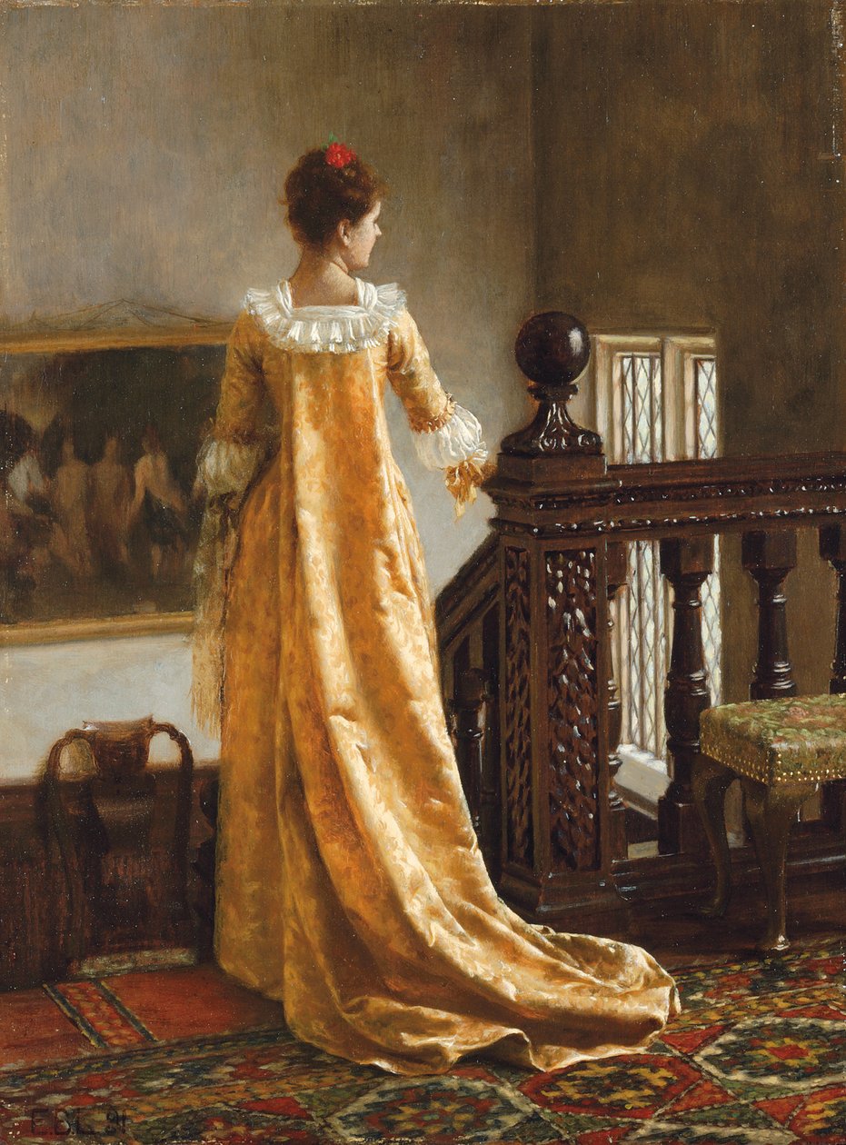 Zlatý vlak, 1891 od Edmund Blair Leighton
