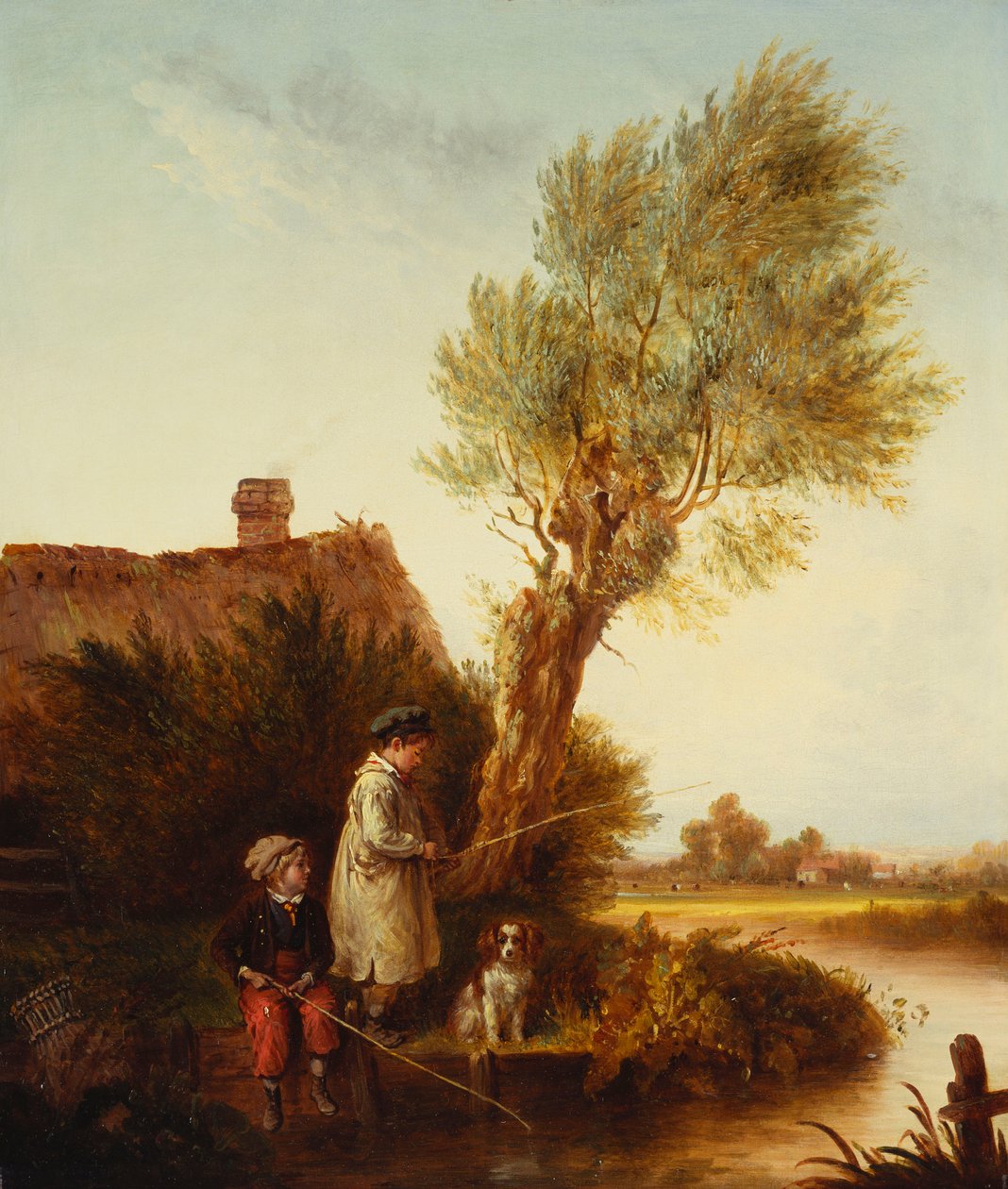 Mladí rybáři od Edmund Bristow