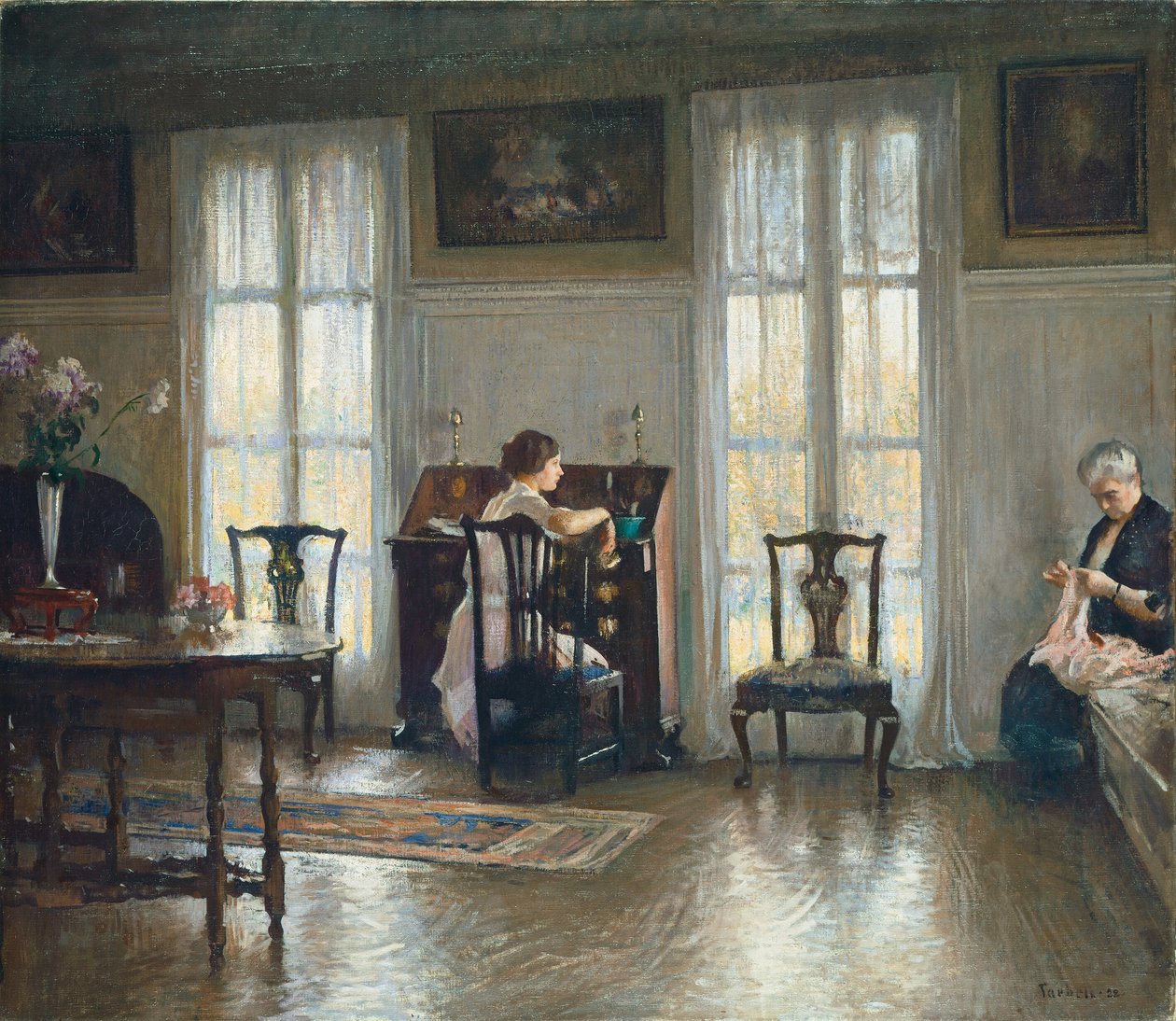 Matka a Marie, 1922. od Edmund Charles Tarbell