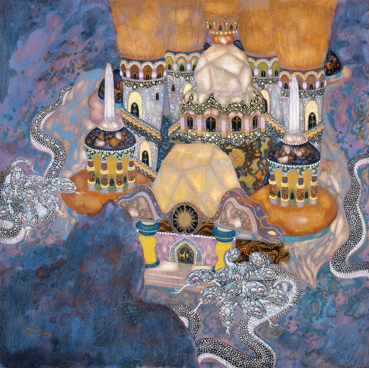 Srbská pohádka: Zámek od Edmund Dulac