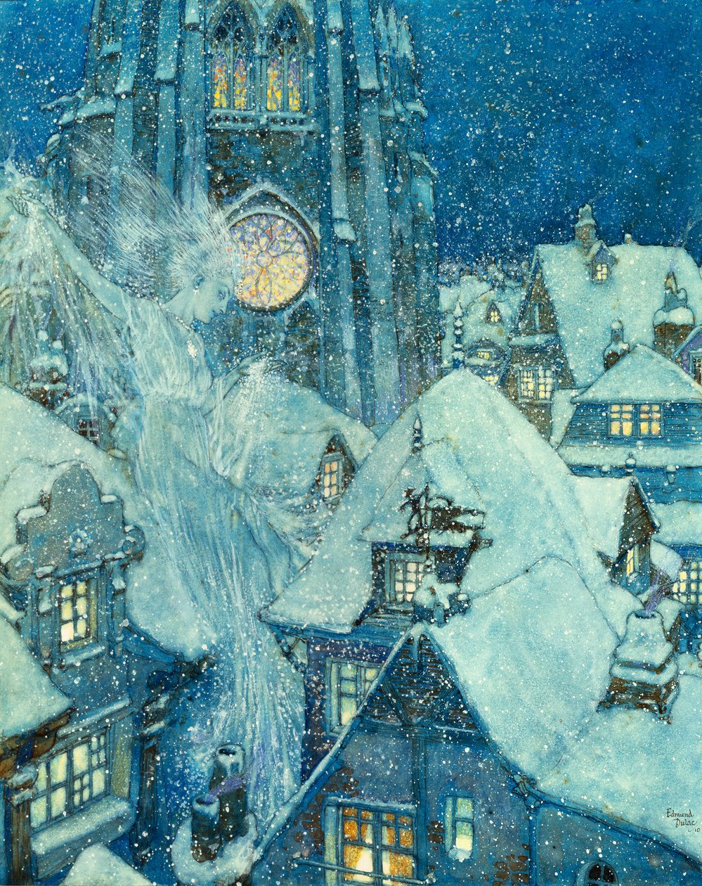 Sněhová královna od Edmund Dulac