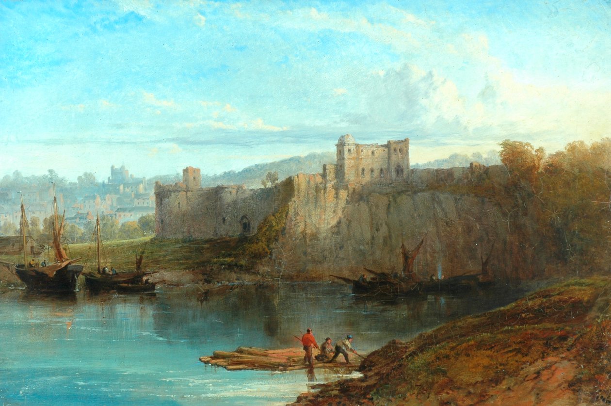 Chepstow Castle On The Wye, 1872 od Edmund John Niemann