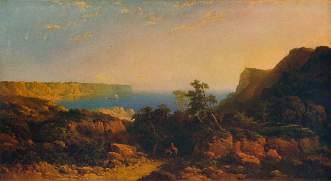 Z Mulgrave Woods, poblíž Whitby, 1860 od Edmund John Niemann