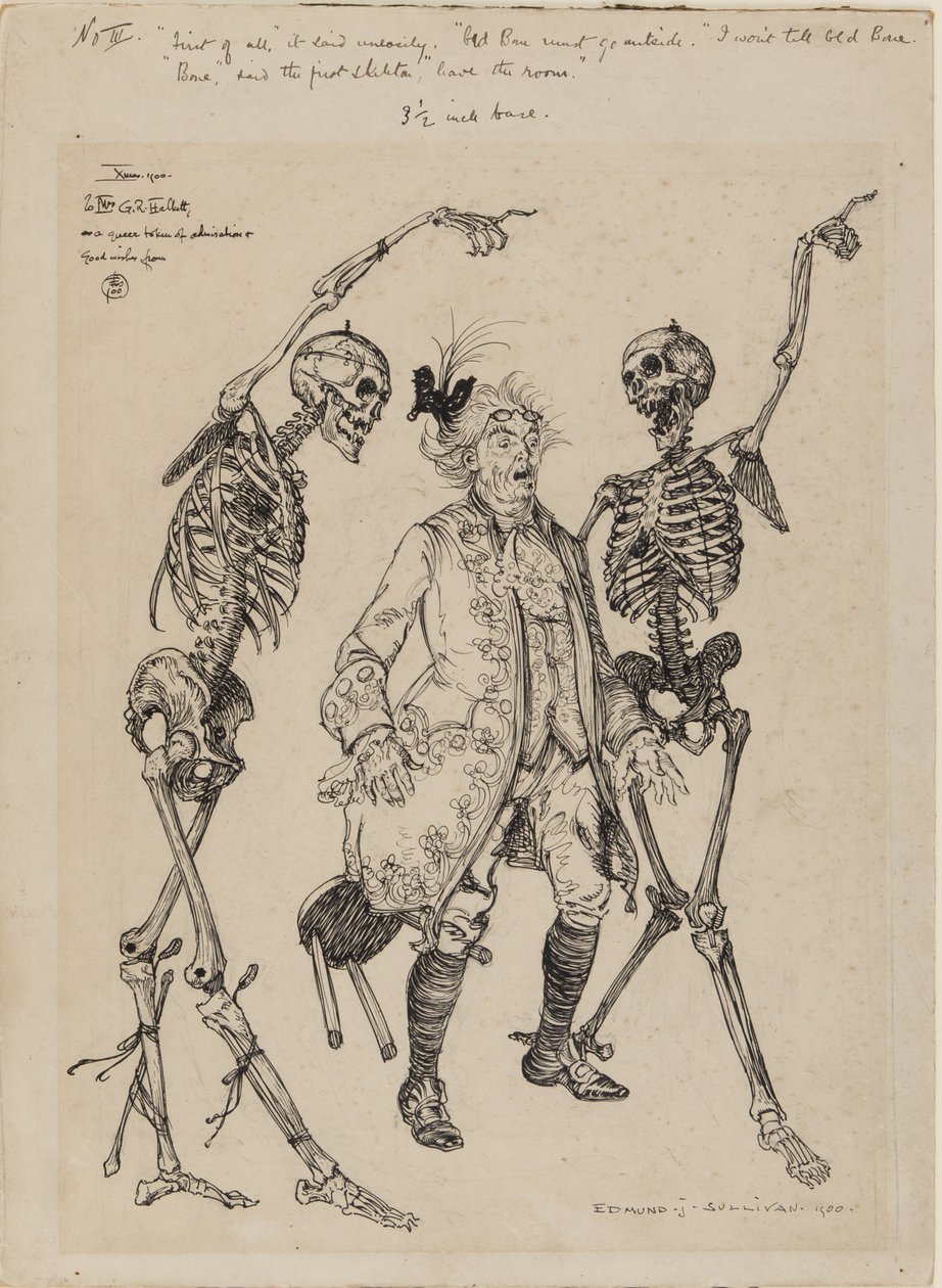 Old Bones musí jít ven…, 1900 od Edmund Joseph Sullivan