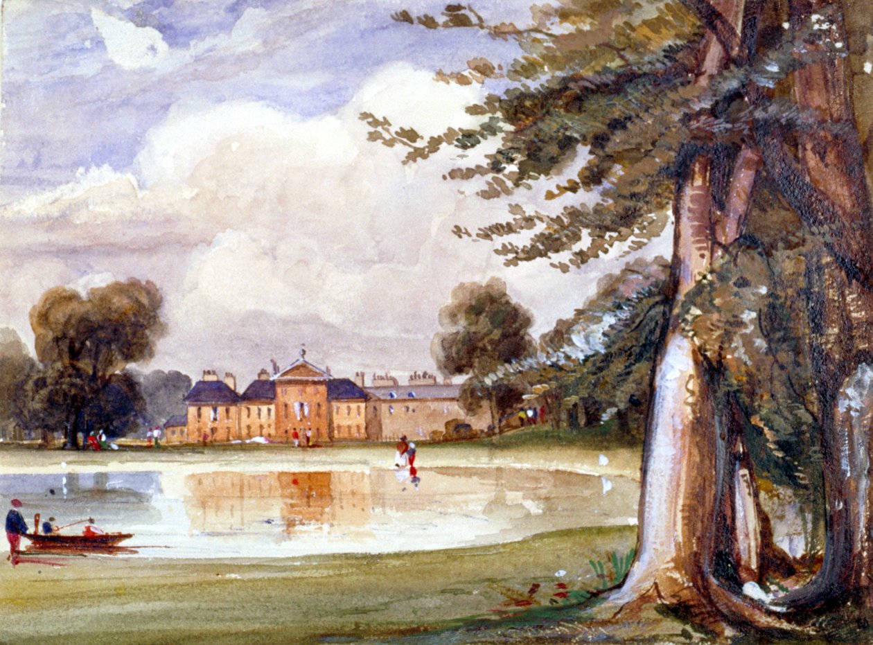 Pohled na Kensingtonský palác, Kensington, Londýn, c1840 od Edmund Marks