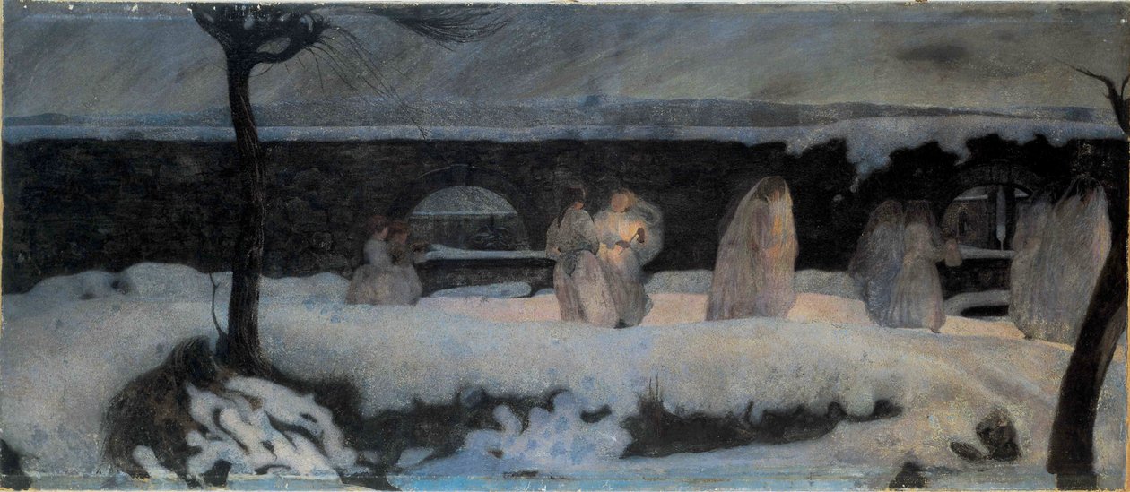 Pohřeb Bianco White Funeral, 1901. od Edoardo Berta