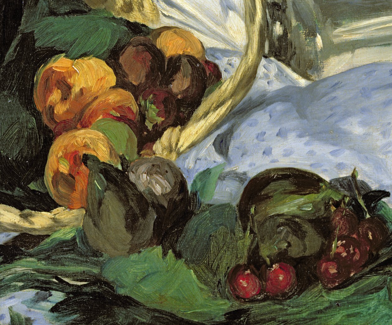 Dejeuner sur lHerbe, 1863 detail olej na plátně z roku 2310 od Édouard Manet