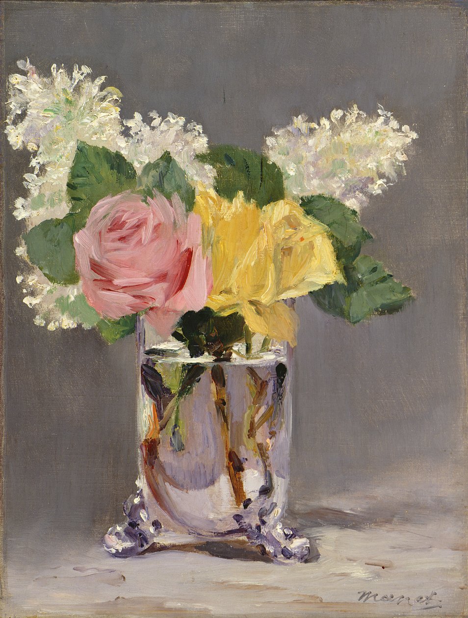 Šeříky a růže, 1880 od Édouard Manet