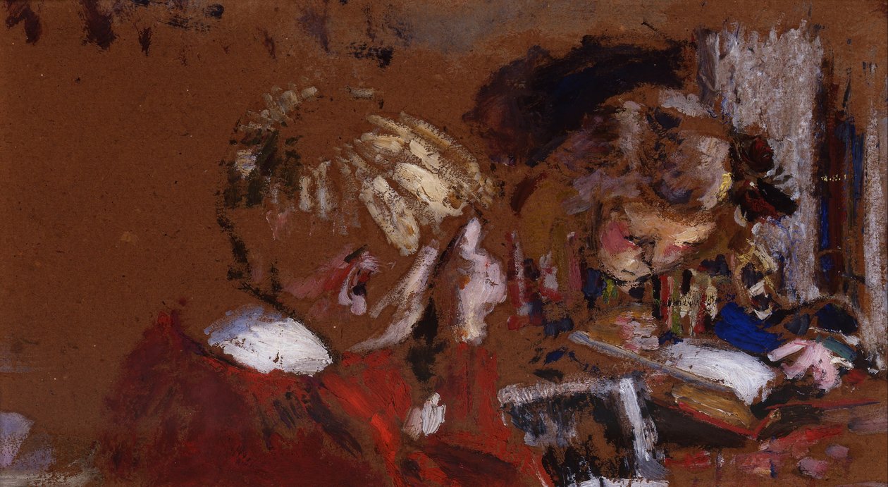 Čtení dětí od Edouard Vuillard