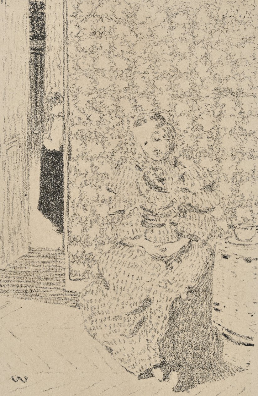 Interiér, 1893 od Edouard Vuillard