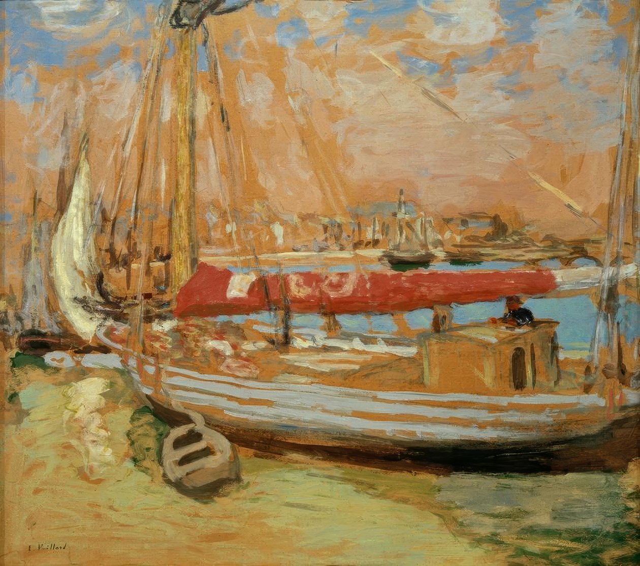 Rybářská loď od Edouard Vuillard