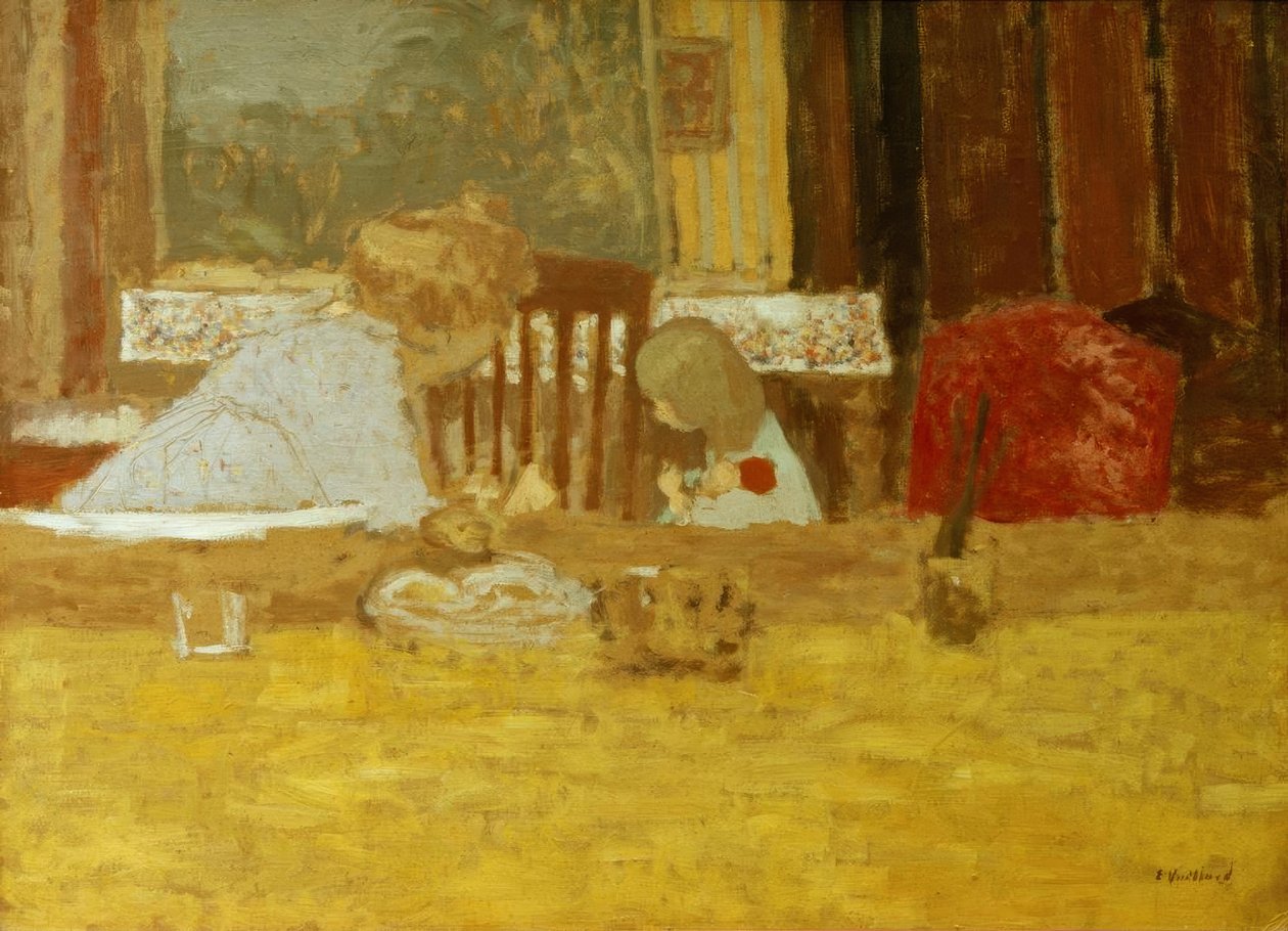 Olga Natanson a její dcera Marcelle od Edouard Vuillard