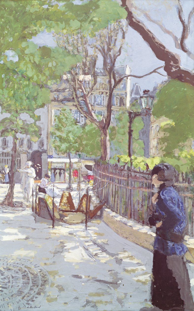 náměstí Ventimiglia od Edouard Vuillard