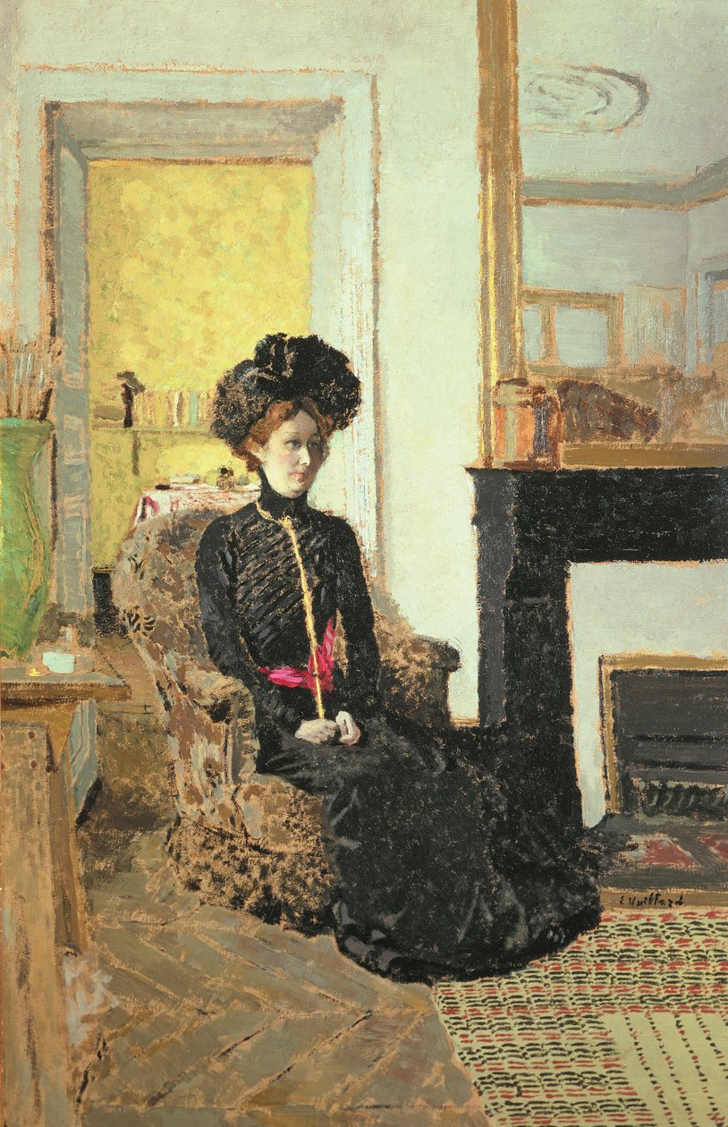 Sedící žena, 1901 (olej) od Edouard Vuillard