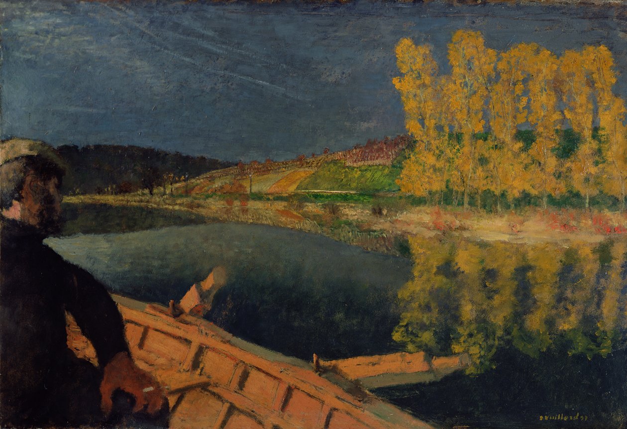 Veslař, 1897 (olej na kartě) od Edouard Vuillard
