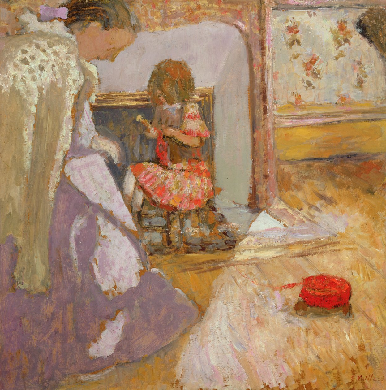 The Red Ball of Wool, c.1903-05 od Edouard Vuillard