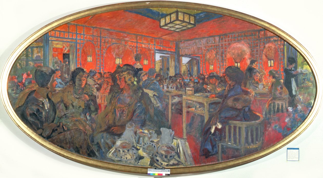 Čajovna v Grand Teddy, 19189 od Edouard Vuillard