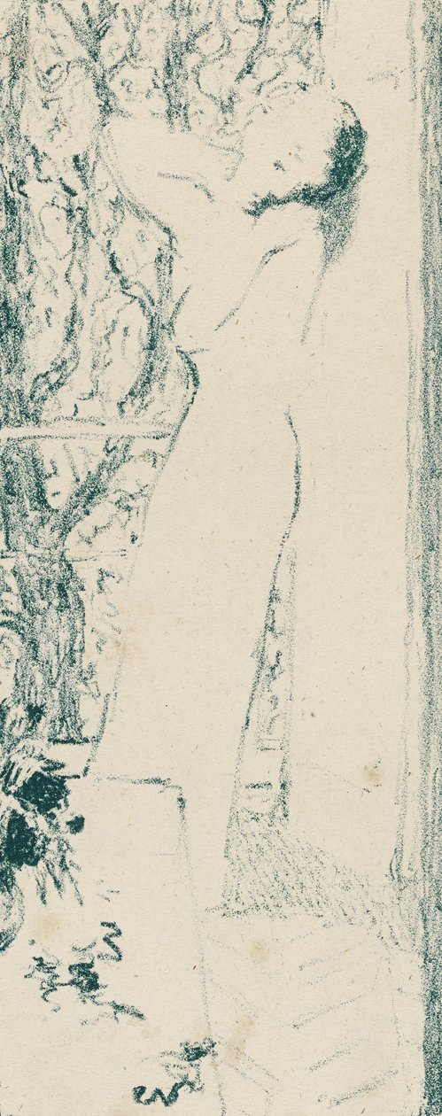 Žena u okna, 1893 od Edouard Vuillard