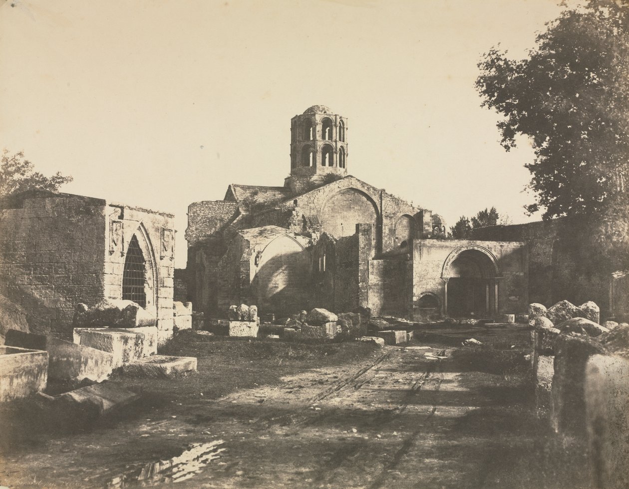 Saint-Honorat, poblíž Arles od Edouard Denis Baldus