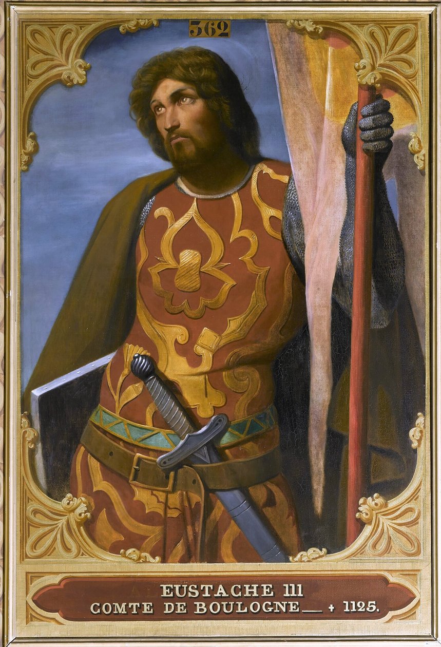 Eustace III, hrabě z Boulogne, 1844. od Édouard Alexandre Odier
