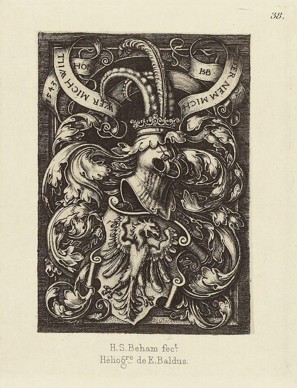 [Design Hans Sebald Beham] od Édouard Baldus