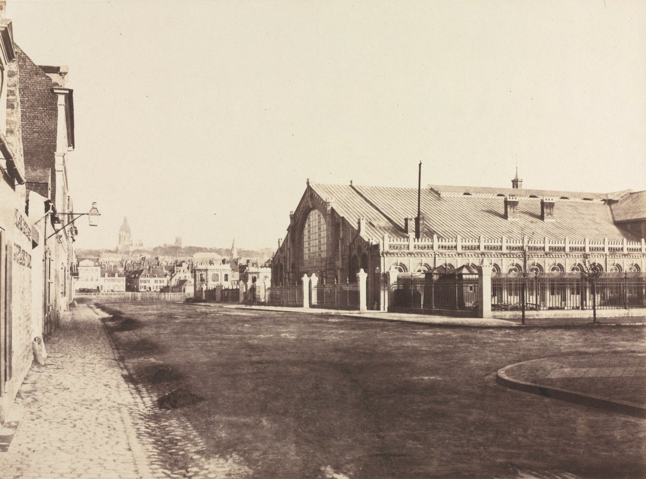 Jižní štít železniční stanice Boulogne od Édouard Baldus