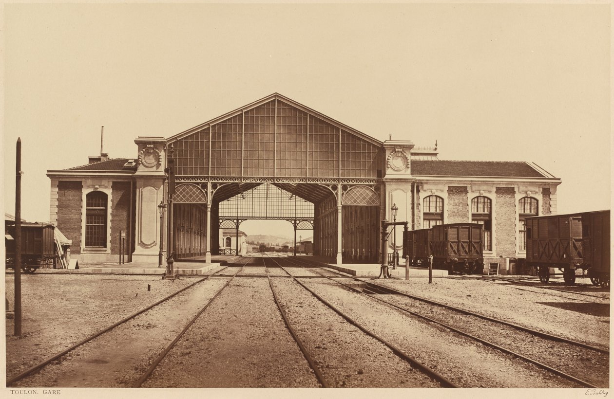 Toulon, Gare (Toulon, vlakové nádraží) od Edouard Denis Baldus