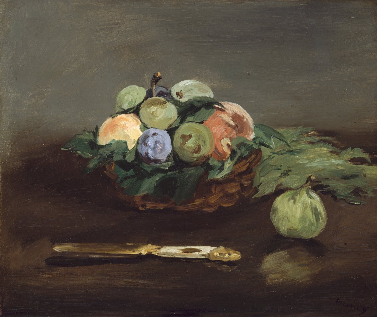 Košík ovoce od Édouard Manet