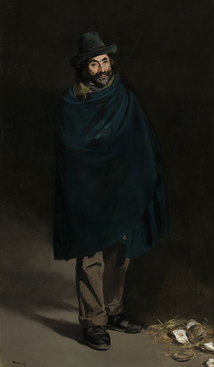 Žebrák s ústřicemi (Filozof) od Édouard Manet