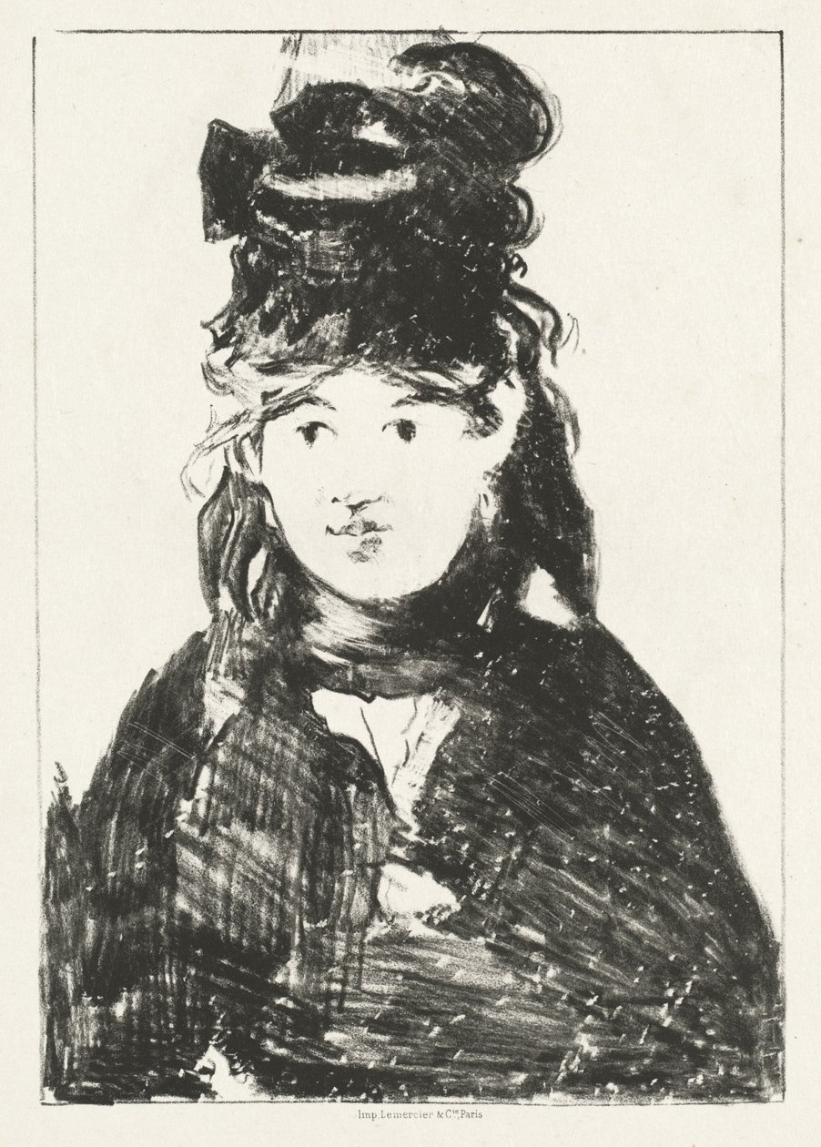 Berthe Morisot, 1872. od Édouard Manet