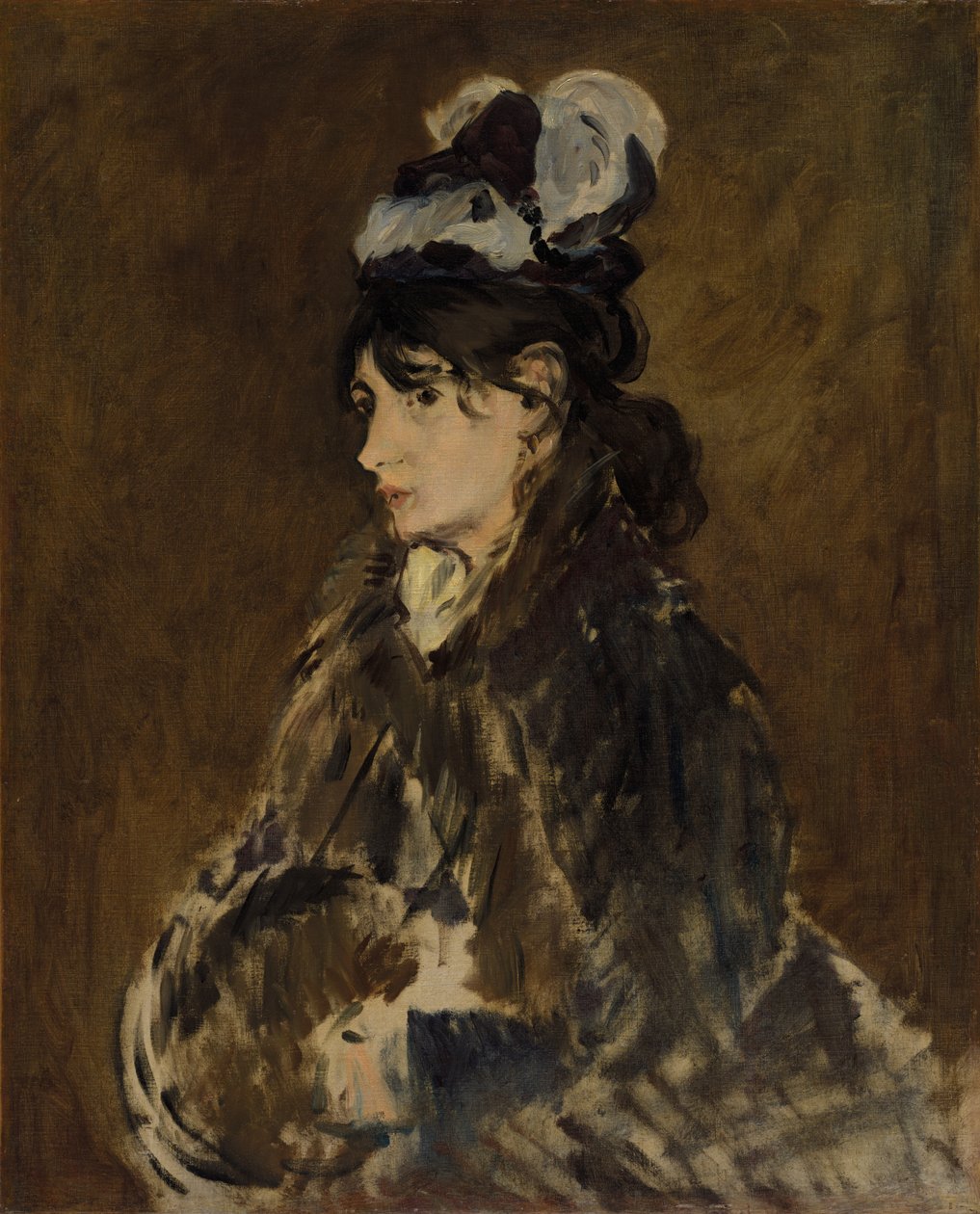 Berthe Morisot, c. 1869-73. od Édouard Manet