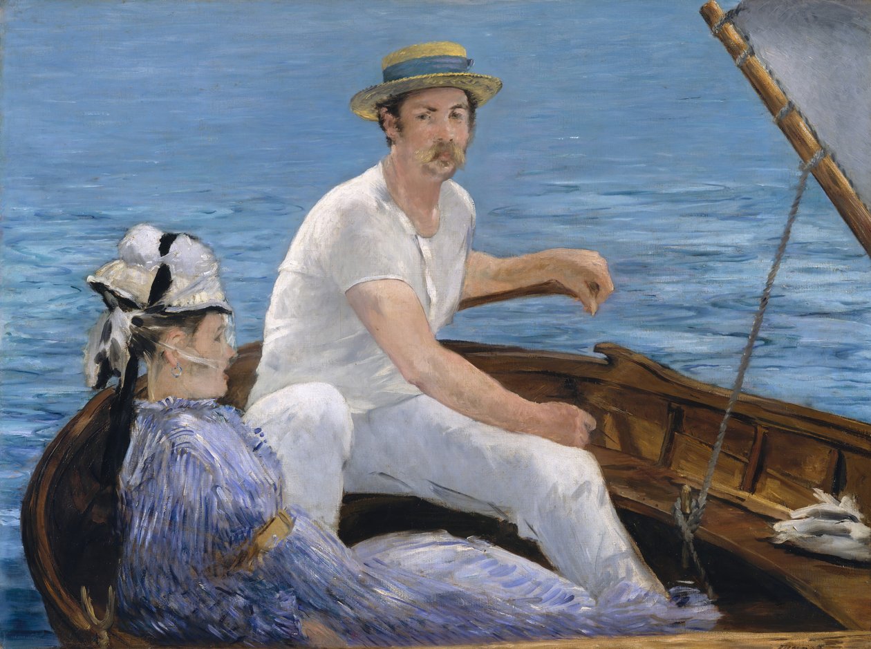 Plavba lodí, 1874. od Édouard Manet