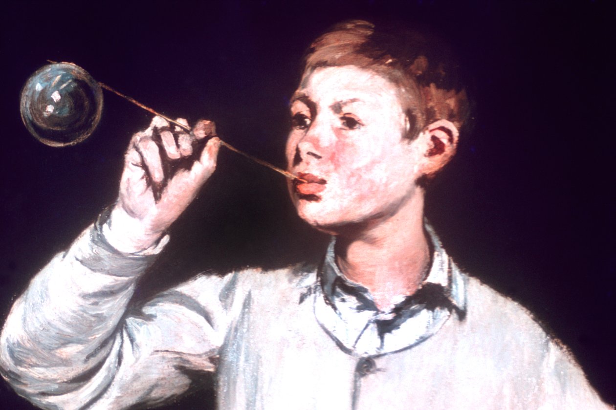 Chlapec vyfukuje bubliny, Detail, 1867 od Édouard Manet
