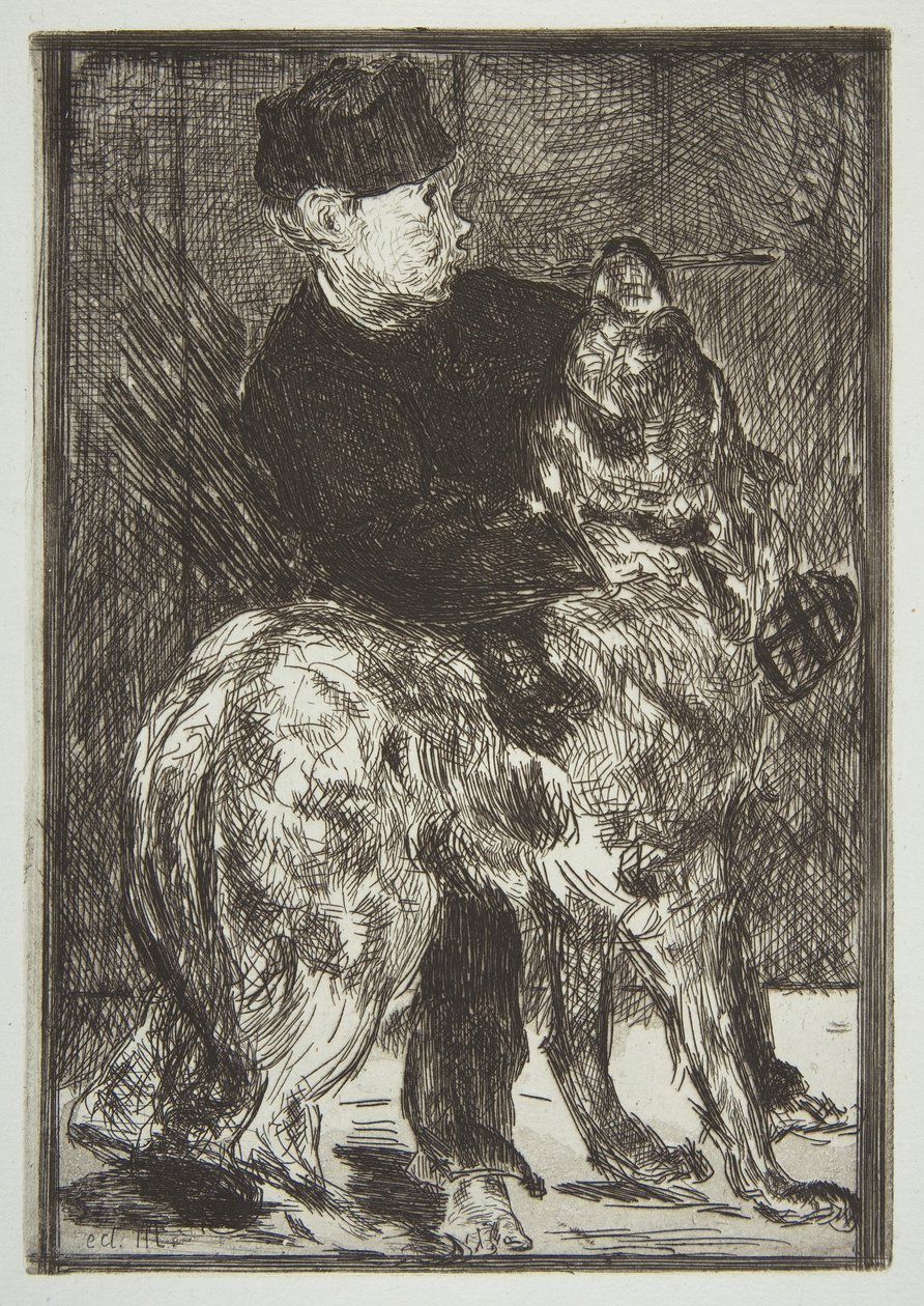 Chlapec a pes, 1862. od Édouard Manet