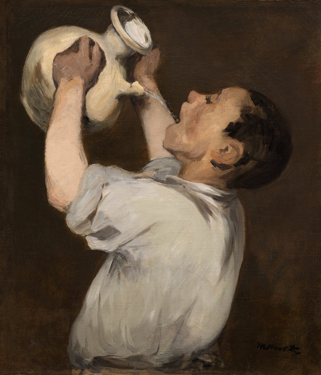 Chlapec se džbánem (La Régalade) od Édouard Manet