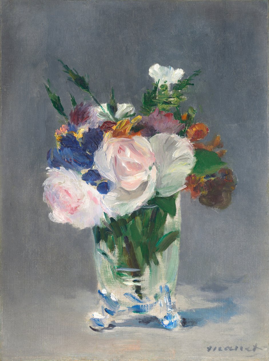 Květiny v křišťálové váze, c. 1882. od Édouard Manet