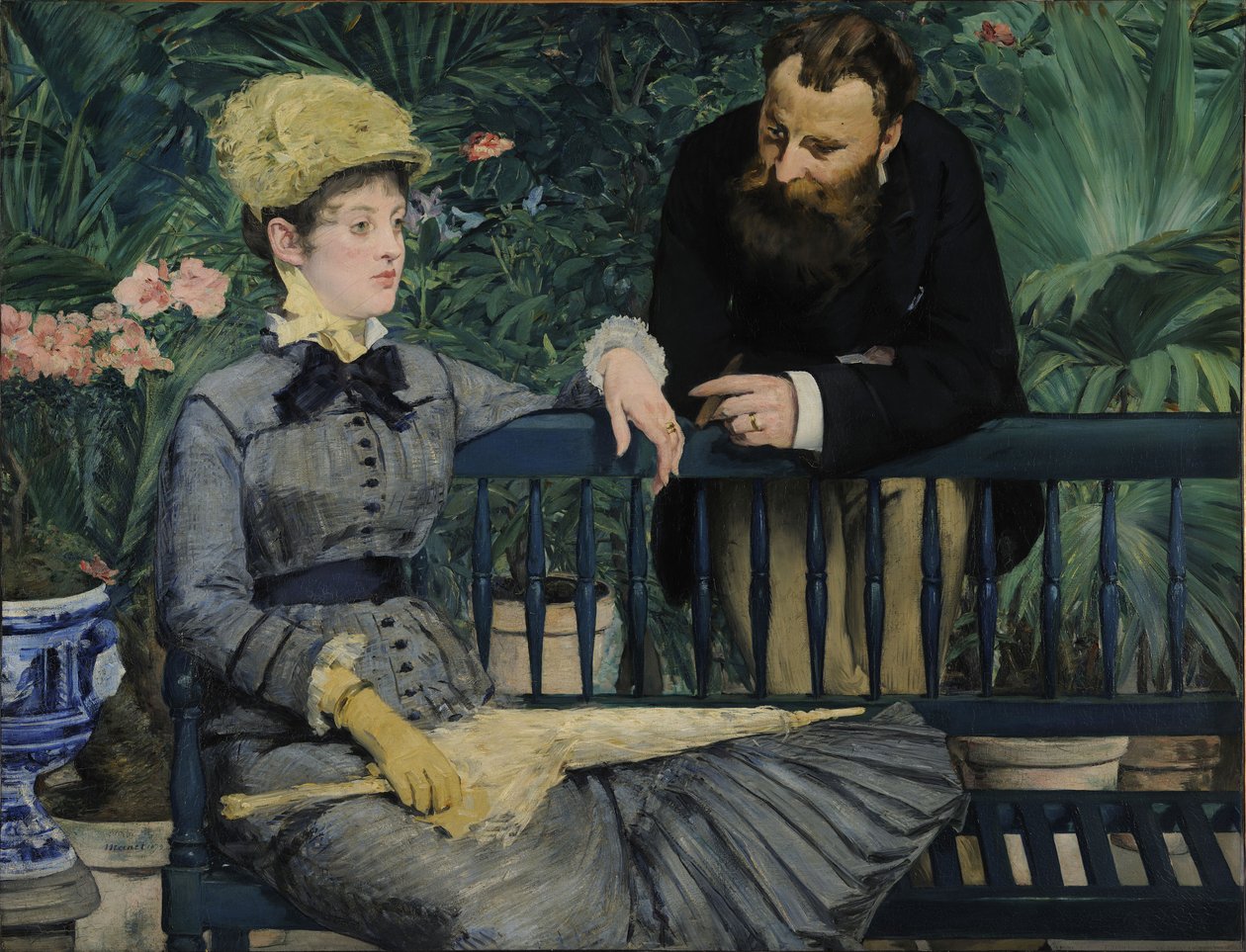 Na konzervatoři od Édouard Manet