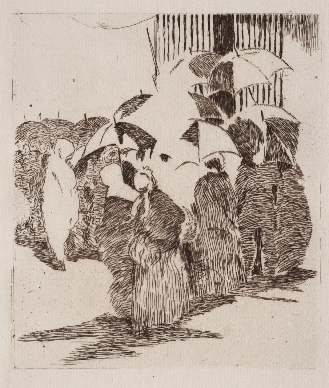 Fronta před řeznictvím. od Édouard Manet