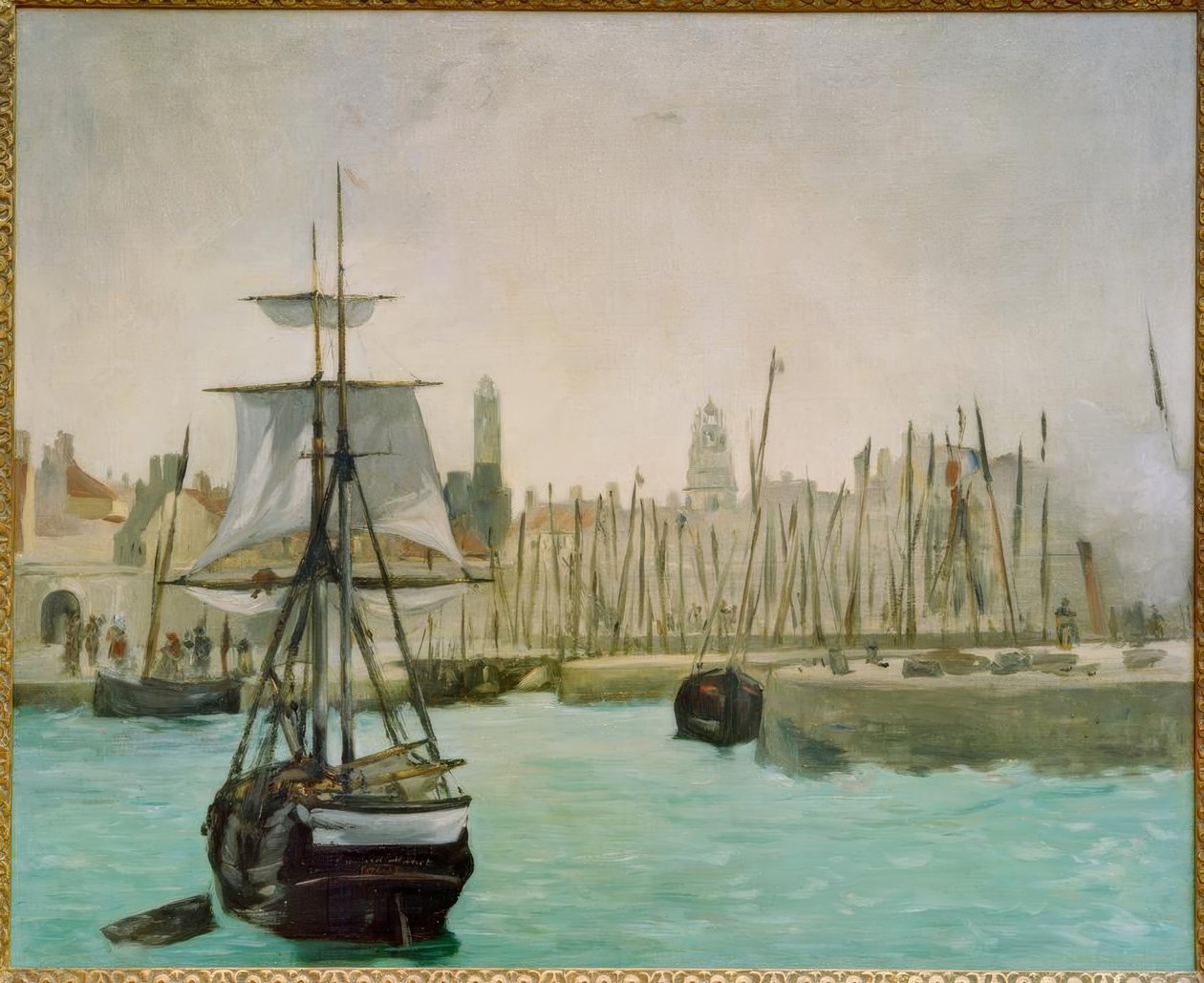 Přístav Calais od Édouard Manet