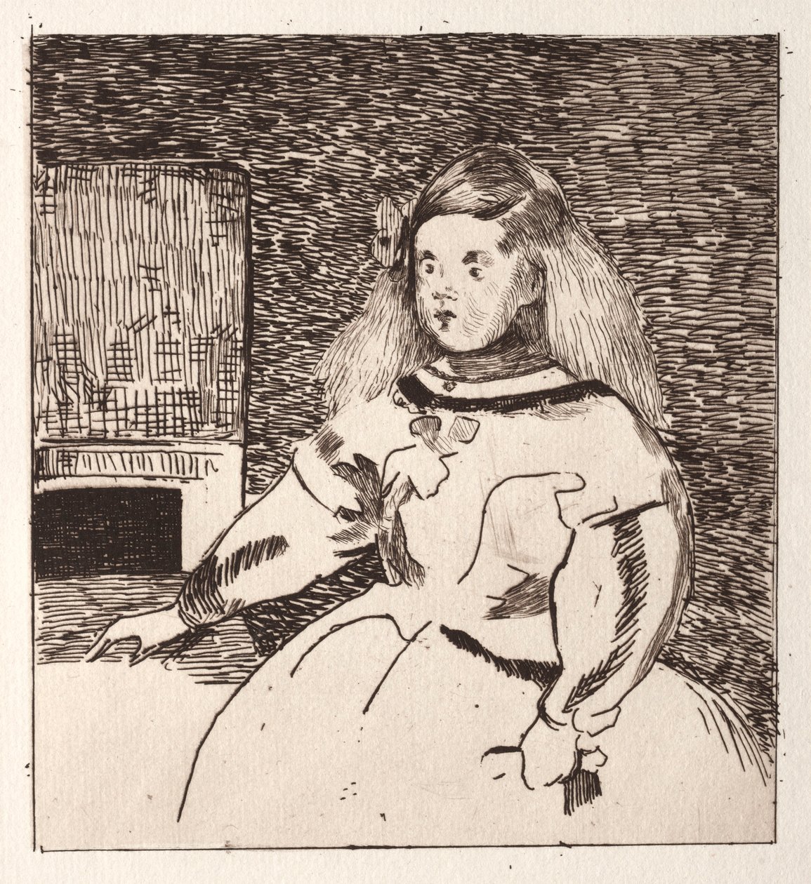 Nemluvně Marguerite. od Édouard Manet