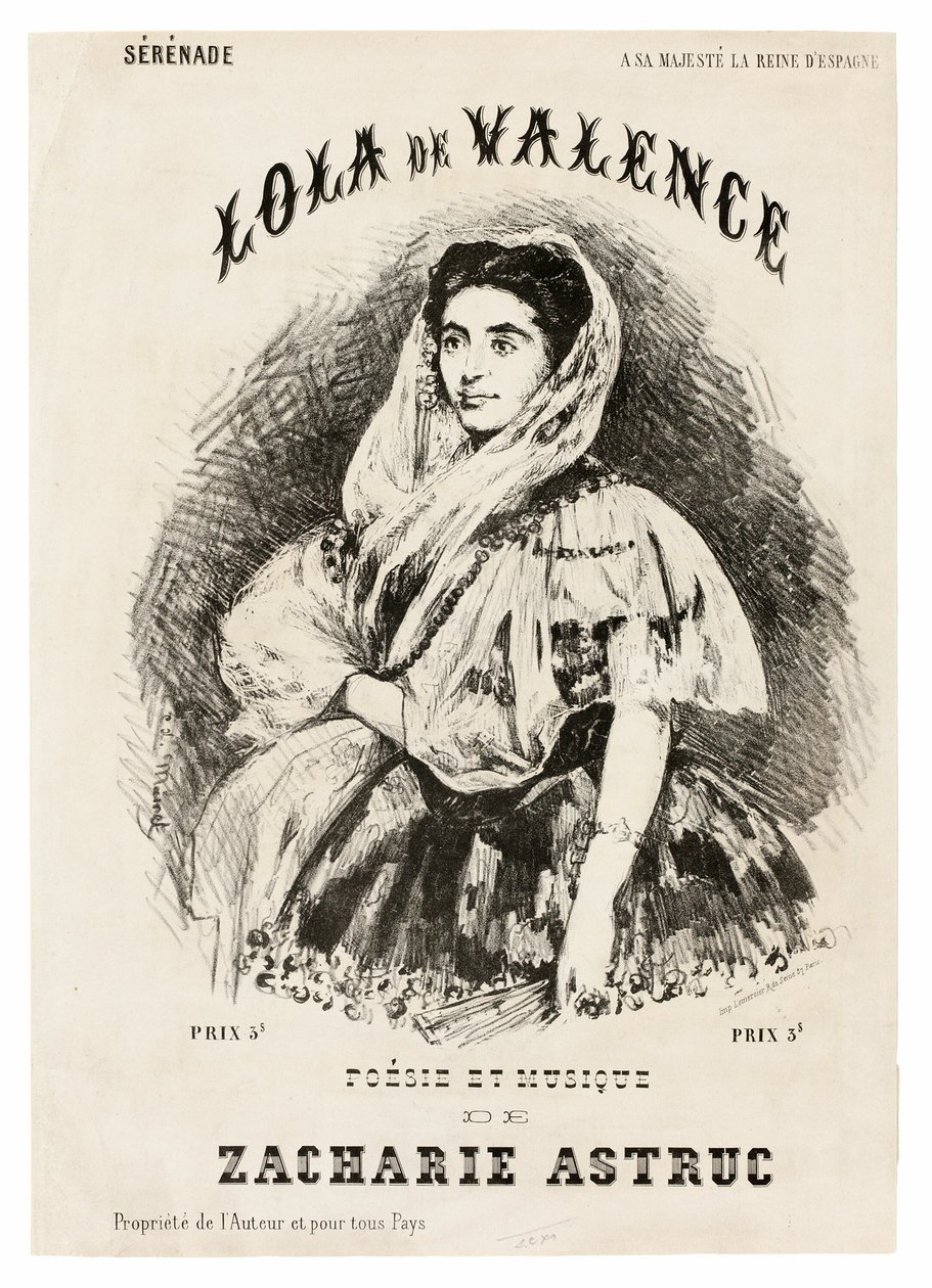 Lola de Valencia od Édouard Manet