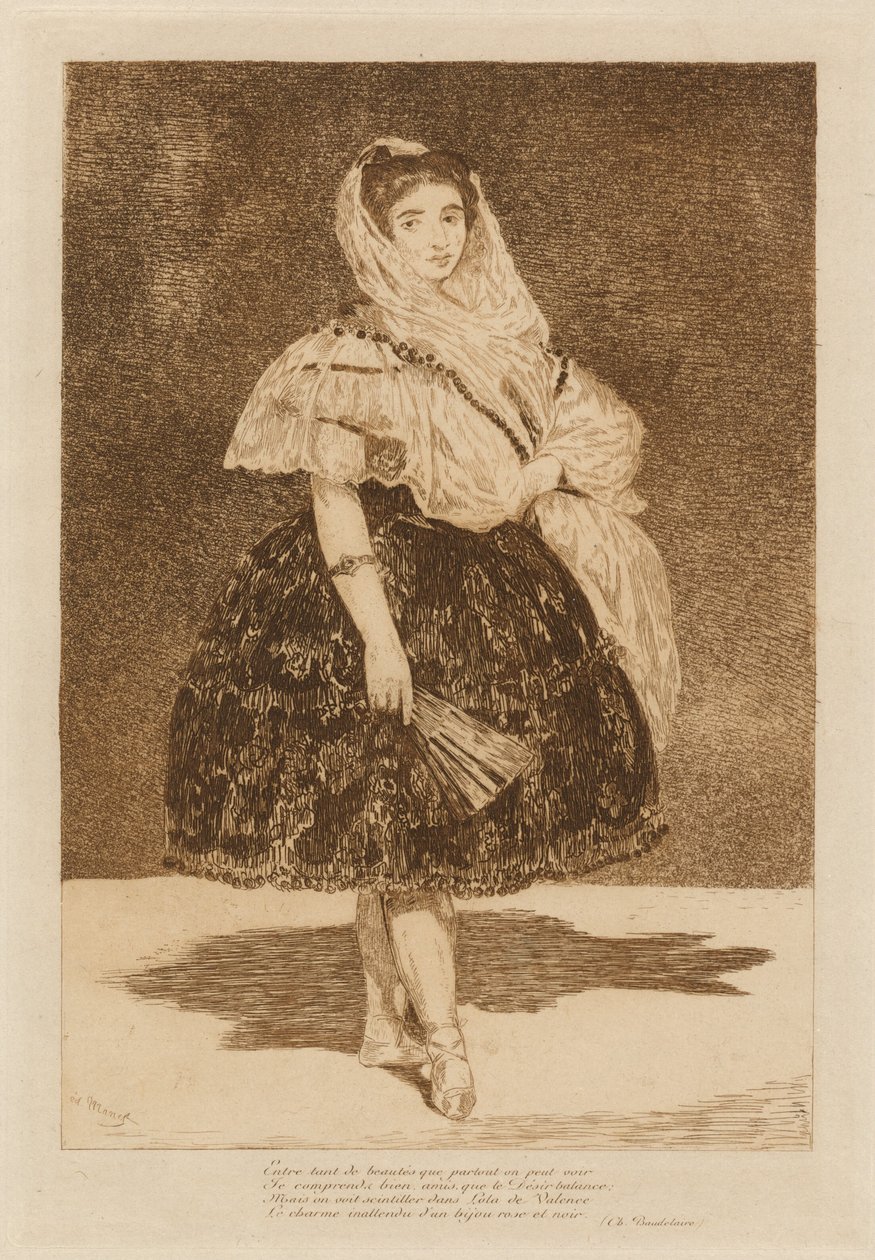 Lola de Valencia, 1862. od Édouard Manet