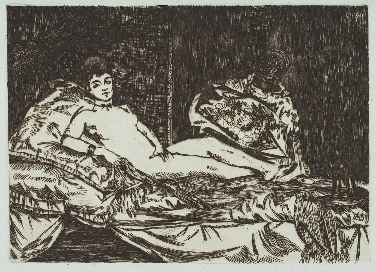 Olympia velká deska, leden-květen 1867. od Édouard Manet